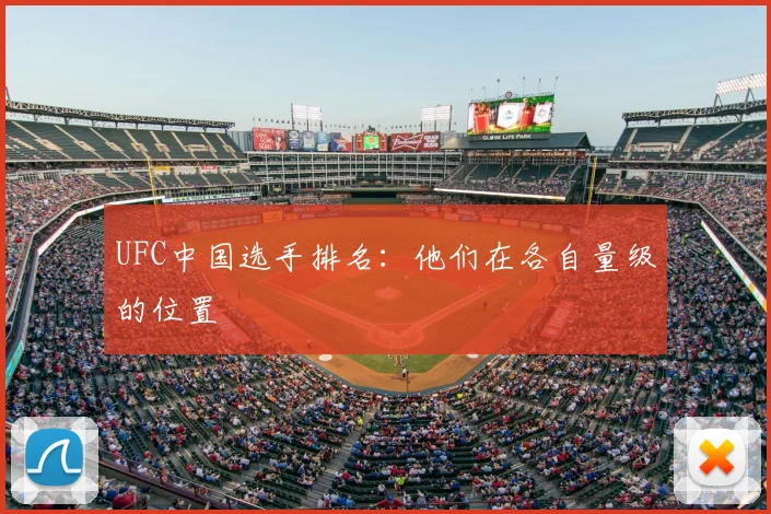 UFC中国选手排名:他们在各自量级的位置